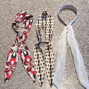 Silky fabric headbands for pre-teen to teen girls